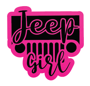 Jeep Girl - Pink Leatherette Patch Hat